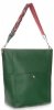Bőr táska shopper bag Genuine Leather zöld K26